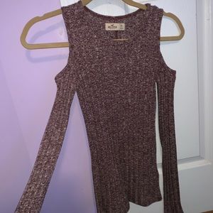 Hollister open shoulder top
